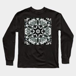 Portugal Silver Filigrana Mandala Long Sleeve T-Shirt